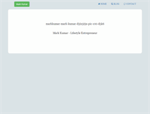Tablet Screenshot of markkumar.com
